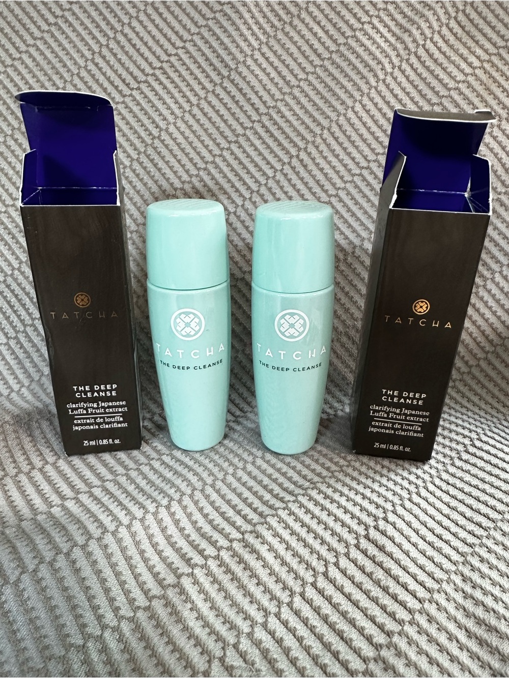 Tatcha The Deep Cleanse Travel Bottles - Aqua-two travel size included
